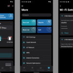 Screenshots of Deco XE75 Pro app interface